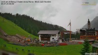 Archiv Foto Webcam Schlegelkopfareal, Lech 05:00