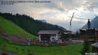 Archiv Foto Webcam Schlegelkopfareal, Lech 05:00