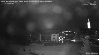 Archiv Foto Webcam Schlegelkopfareal, Lech 03:00