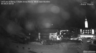 Archiv Foto Webcam Schlegelkopfareal, Lech 23:00