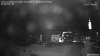 Archiv Foto Webcam Schlegelkopfareal, Lech 03:00