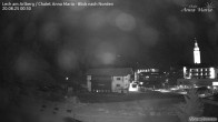 Archived image Webcam Lech (Chalet Anna Maria) 23:00