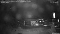 Archived image Webcam Lech (Chalet Anna Maria) 01:00