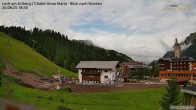 Archiv Foto Webcam Schlegelkopfareal, Lech 17:00