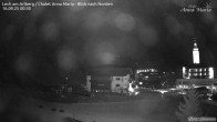 Archiv Foto Webcam Schlegelkopfareal, Lech 23:00