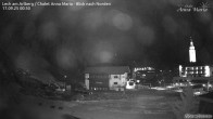 Archived image Webcam Lech (Chalet Anna Maria) 23:00