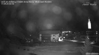 Archived image Webcam Lech (Chalet Anna Maria) 01:00