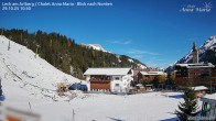 Archiv Foto Webcam Schlegelkopfareal, Lech 09:00