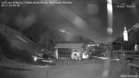 Archived image Webcam Lech (Chalet Anna Maria) 01:00