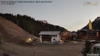 Archiv Foto Webcam Schlegelkopfareal, Lech 05:00