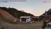 Archiv Foto Webcam Schlegelkopfareal, Lech 06:00
