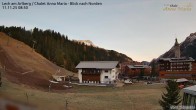 Archiv Foto Webcam Schlegelkopfareal, Lech 07:00