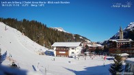 Archiv Foto Webcam Schlegelkopfareal, Lech 10:00