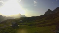 Archiv Foto Webcam Jägeralpe: View Biberkopf 05:00