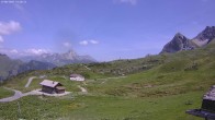 Archived image Webcam Jägeralpe: View Wartherhorn 13:00