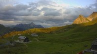 Archived image Webcam Jägeralpe: View Wartherhorn 19:00