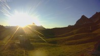Archiv Foto Webcam Jägeralpe: View Biberkopf 05:00