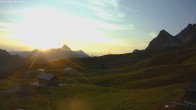Archiv Foto Webcam Jägeralpe: View Biberkopf 05:00