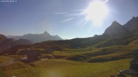 Archiv Foto Webcam Jägeralpe: View Biberkopf 08:00