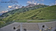 Archiv Foto Webcam Hotel Adler in Warth 19:00