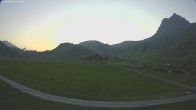 Archiv Foto Webcam Jägeralpe bei Warth 19:00