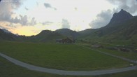 Archiv Foto Webcam Jägeralpe bei Warth 19:00
