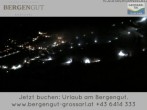 Archived image Webcam View Hotel Bergengut 23:00