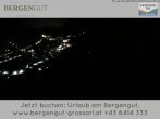 Archived image Webcam View Hotel Bergengut 23:00