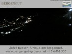 Archived image Webcam View Hotel Bergengut 23:00