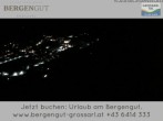 Archived image Webcam View Hotel Bergengut 23:00