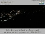 Archiv Foto Webcam Blick vom Hotel Bergengut nach Grossarl 23:00