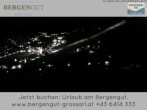 Archived image Webcam View Hotel Bergengut 21:00