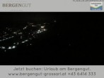 Archiv Foto Webcam Blick vom Hotel Bergengut nach Grossarl 23:00