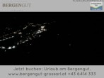 Archived image Webcam View Hotel Bergengut 23:00