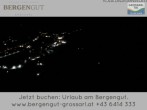 Archiv Foto Webcam Blick vom Hotel Bergengut nach Grossarl 23:00