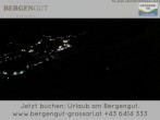 Archiv Foto Webcam Blick vom Hotel Bergengut nach Grossarl 23:00