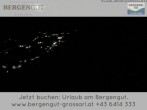 Archiv Foto Webcam Blick vom Hotel Bergengut nach Grossarl 23:00