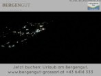 Archiv Foto Webcam Blick vom Hotel Bergengut nach Grossarl 23:00