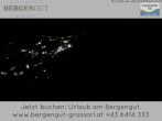 Archiv Foto Webcam Blick vom Hotel Bergengut nach Grossarl 23:00