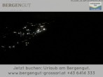 Archiv Foto Webcam Blick vom Hotel Bergengut nach Grossarl 23:00
