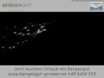 Archiv Foto Webcam Blick vom Hotel Bergengut nach Grossarl 23:00