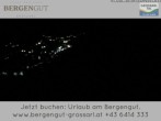 Archived image Webcam View Hotel Bergengut 23:00