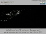 Archiv Foto Webcam Blick vom Hotel Bergengut nach Grossarl 23:00