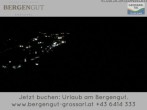 Archived image Webcam View Hotel Bergengut 23:00