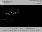 Archiv Foto Webcam Blick vom Hotel Bergengut nach Grossarl 23:00