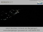 Archiv Foto Webcam Blick vom Hotel Bergengut nach Grossarl 23:00