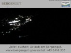 Archived image Webcam View Hotel Bergengut 21:00