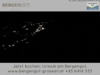Archived image Webcam View Hotel Bergengut 23:00