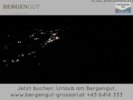 Archiv Foto Webcam Blick vom Hotel Bergengut nach Grossarl 23:00