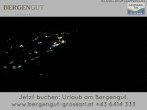 Archiv Foto Webcam Blick vom Hotel Bergengut nach Grossarl 23:00